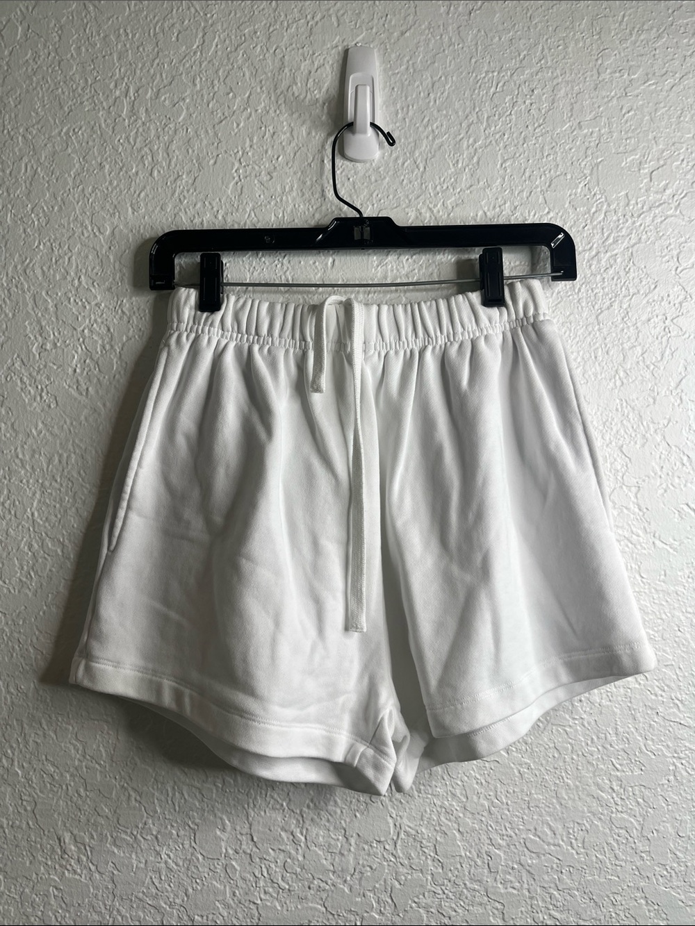 Uncommon James White Cotton Shorts Sz S